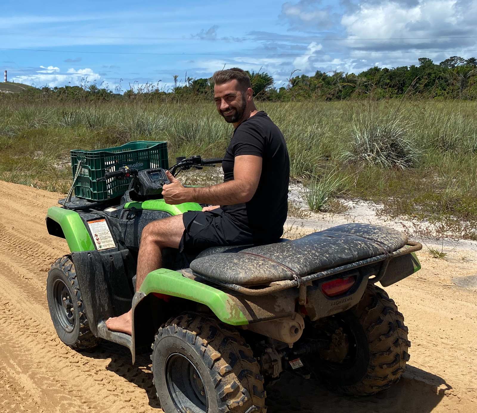 Zwei Quads vor dem Haus in Barra Grande.
